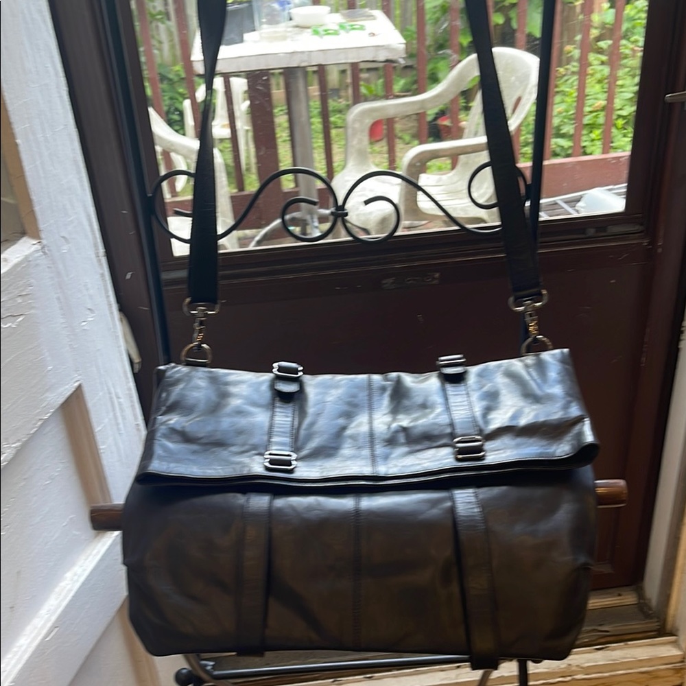 Rudsak foldable big leather satchel